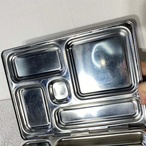 PlanetBox Stainless Steel Compartment Tray Reusable Rover Lunch Box Bento Box - Picture 9 of 14